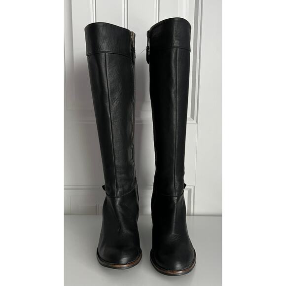 J. SHOES - Women's Divine Tall Wedge Boot - Black - Size 8.5 - Picture 4 of 7